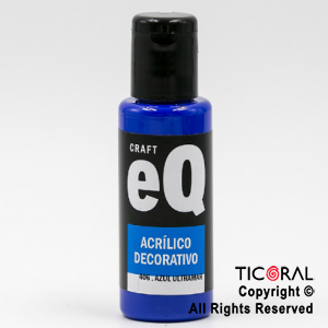 ACRIL.DECOR.EQ 406 AZUL ULTRAMAR 50ML X 6 UNIDADES